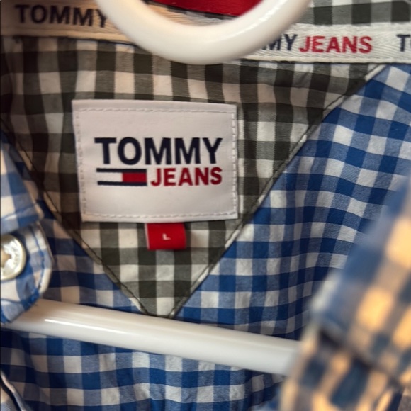 Tommy Hilfiger Blue Casual Button Down Shirt - Picture 5 of 6